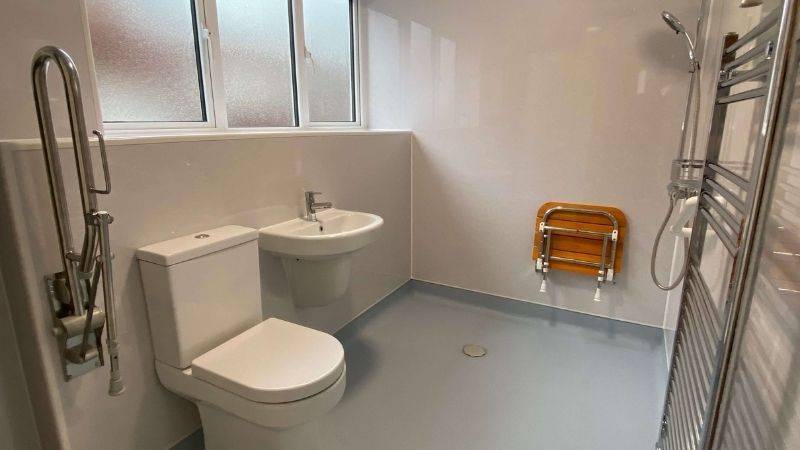 Luxury accessibility bathroom